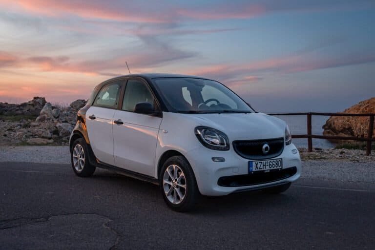 Smart ForFour for rent in Chania